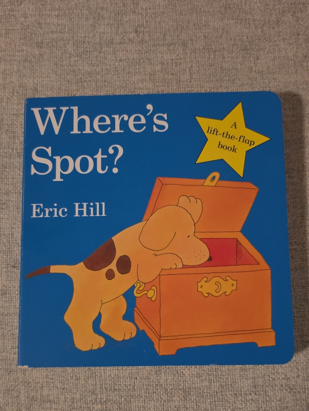 Where's Spot? Blue Lift-the-Flap Dog Book by